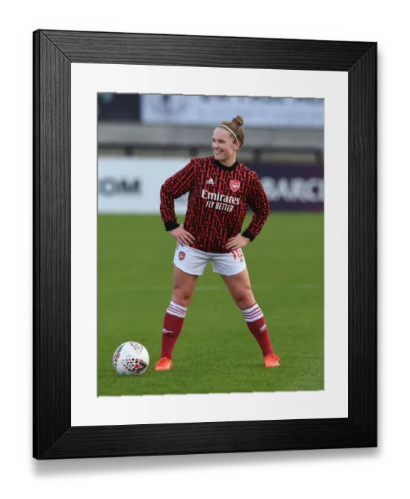 Framed Print : Arsenal's Kim Little Gears Up for Showdown Against Chelsea Women in FA WSL