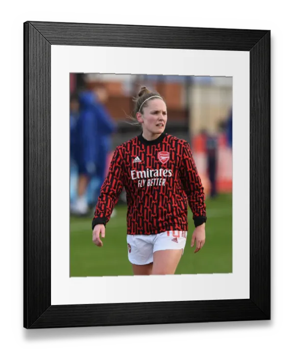 Framed Print : Arsenal's Kim Little Gears Up for FA WSL Clash Against Chelsea Women
