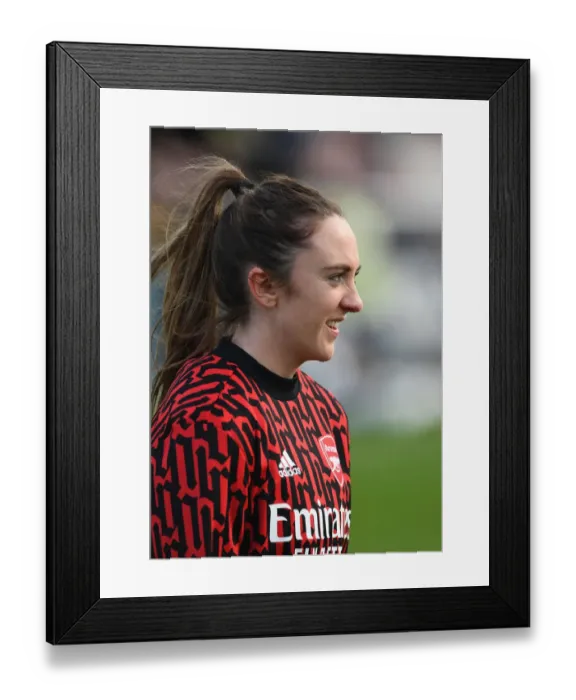 Framed Print : Arsenal Women vs Chelsea Women: Lisa Evans Pre-Match Warm-Up, Barclays FA WSL Framed Print : Arsenal Women vs Chelsea Women: Lisa Evans Pre-Match Warm-Up, Barclays FA WSL