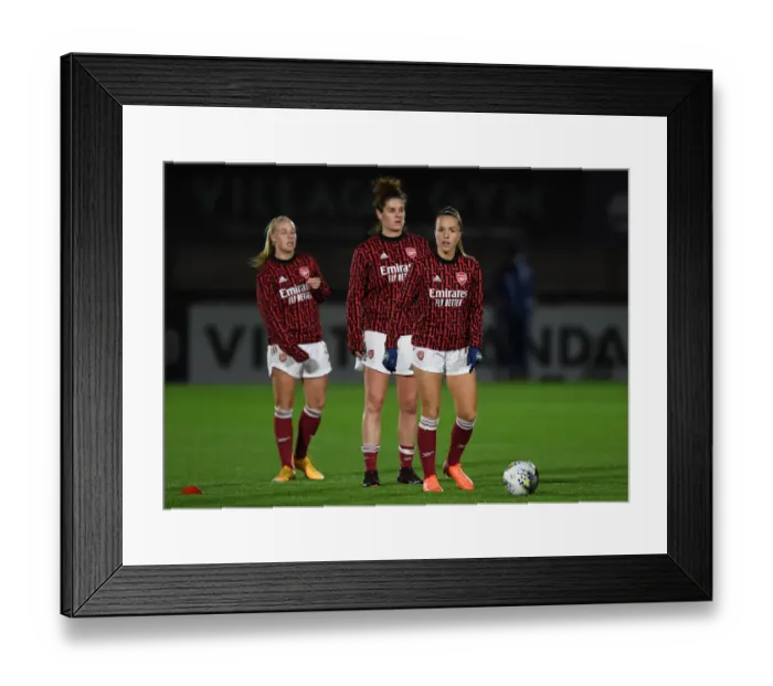 Framed Print : Empty Meadow Park: Arsenal Women vs. Tottenham Hotspur Women - FA Womens Continental League Cup Match Amidst Coronavirus Restrictions