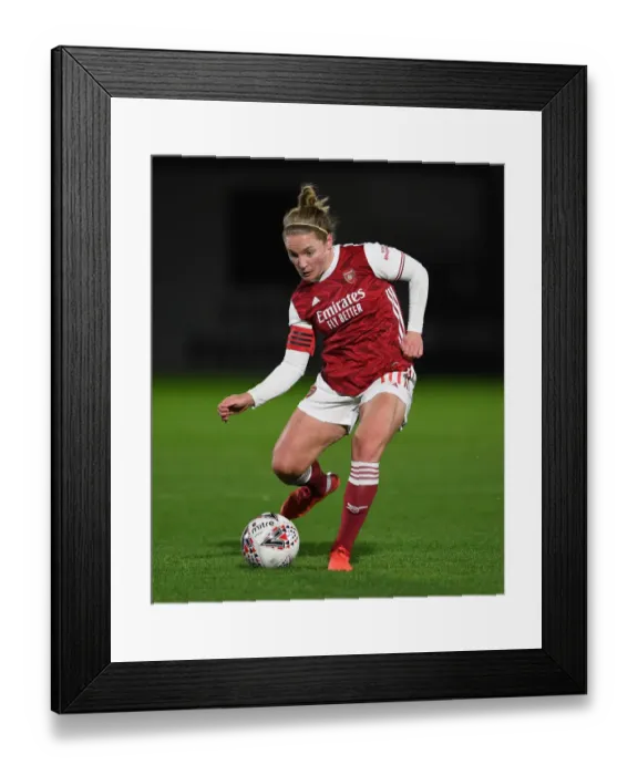 Framed Print : Arsenal Women vs. Tottenham Hotspur Women: Empty Meadow Park (FA Womens Continental League Cup 2020-21)