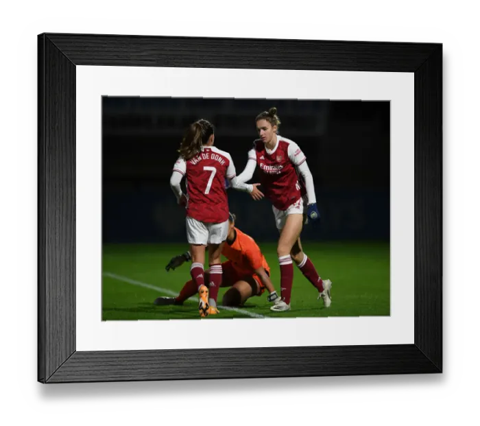 Framed Print : Arsenal Women's Victory: Vivianne Miedema Scores First Goal Against Tottenham Hotspur in FA Womens Continental League Cup Match Framed Print : Arsenal Women's Victory: Vivianne Miedema Scores First Goal Against Tottenham Hotspur in FA Womens Continental League Cup Match