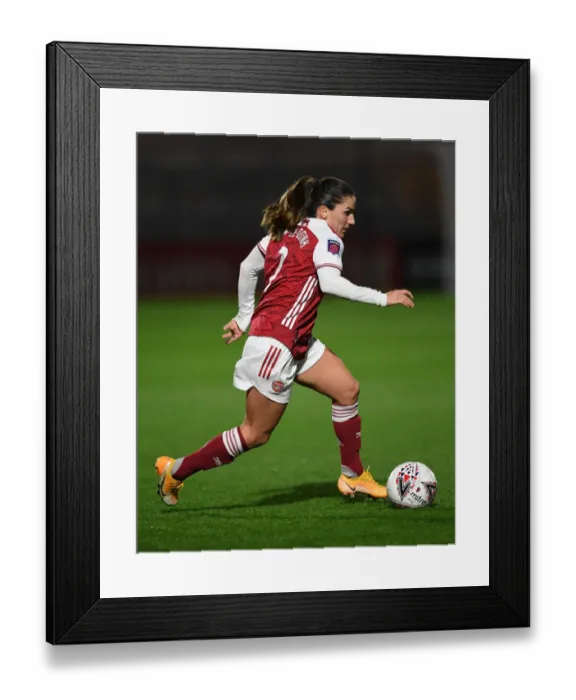 Framed Print : Arsenal vs. Tottenham Women's Clash in Empty FA Womens Continental League Cup Stadium: Danielle van de Donk Faces Off Amidst Pandemic Restrictions Framed Print : Arsenal vs. Tottenham Women's Clash in Empty FA Womens Continental League Cup Stadium: Danielle van de Donk Faces Off Amidst Pandemic Restrictions