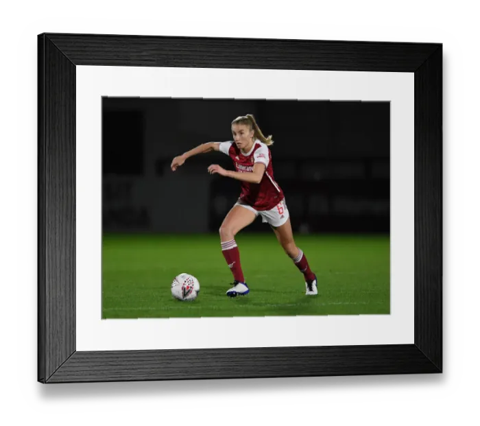 Framed Print : Arsenal Women vs. Tottenham Hotspur Women: FA Womens Continental League Cup Match in Empty Stands (November 2020)