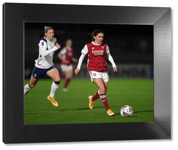 Arsenal Women vs. Tottenham Hotspur Women: Empty Meadow Park - FA Womens Continental League Cup Match (2020-21)