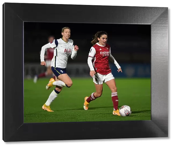 Arsenal Women vs. Tottenham Hotspur Women: Empty FA Womens Continental League Cup Match at Meadow Park