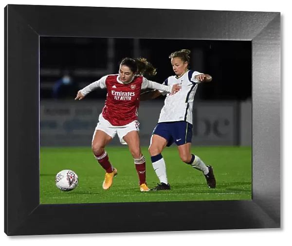 Arsenal vs. Tottenham Women's Clash in Empty Meadow Park: FA Womens Continental League Cup
