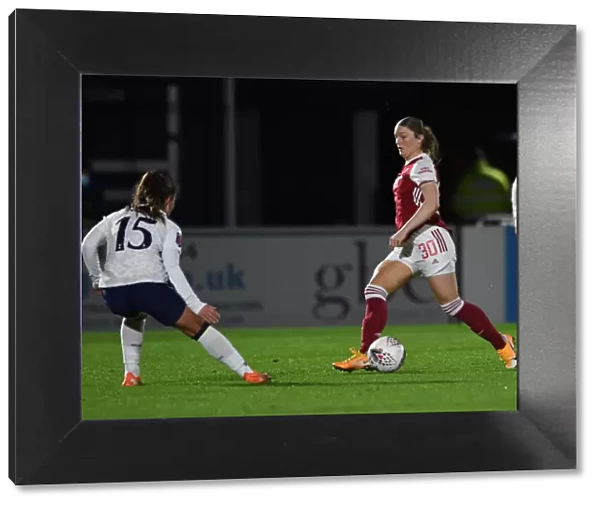Conti Cup: Arsenal Women vs. Tottenham Hotspur Women in Empty Stands