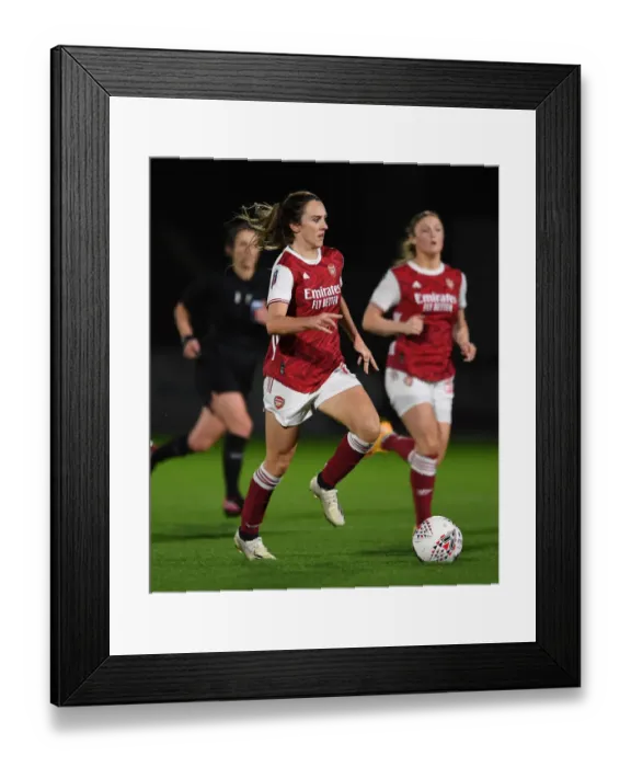 Framed Print : Arsenal Women vs. Tottenham Hotspur Women: Empty Meadow Park (FA Womens Continental League Cup 2020-21)