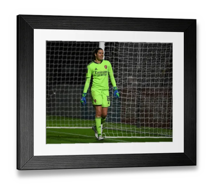 Framed Print : Arsenal vs. Tottenham Women's FA WSL Cup Match in Empty Stands: Coronavirus Pandemic Silences Football Stadiums