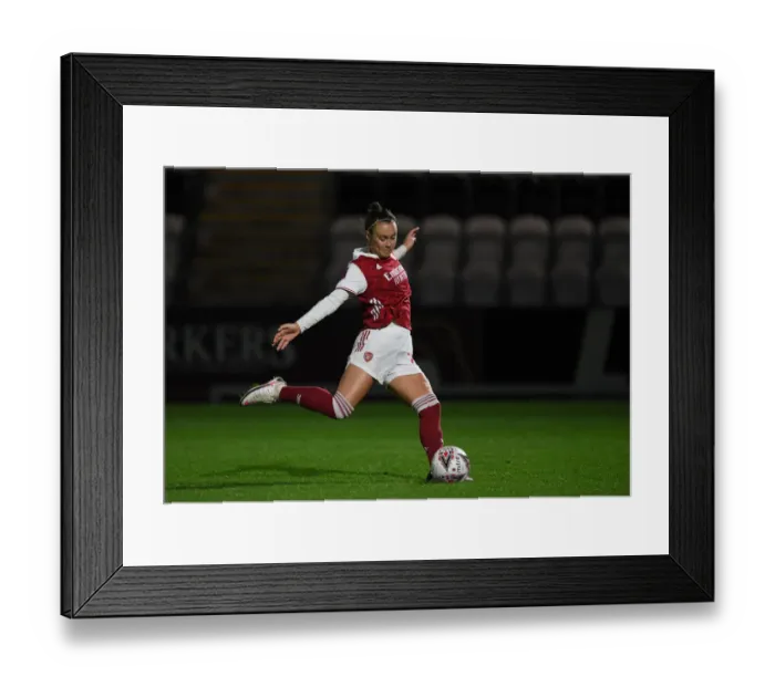 Framed Print : Arsenal Women's Penalty Shootout Triumph Over Tottenham in FA WSL Cup Thriller (Behind Closed Doors)