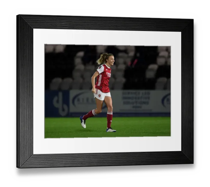 Framed Print : Arsenal Women's Victory in Penalty Shootout Against Tottenham Hotspur in FA Womens Continental League Cup