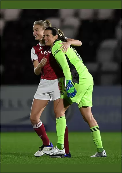 Arsenal Women's Penalty Shootout Triumph in Empty FA Womens Continental League Cup Match Against Tottenham Hotspur