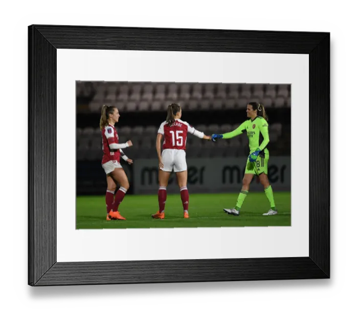 Framed Print : Arsenal Women Celebrate FA Womens Continental League Cup Victory Over Tottenham Hotspur (Behind Closed Doors) Framed Print : Arsenal Women Celebrate FA Womens Continental League Cup Victory Over Tottenham Hotspur (Behind Closed Doors)