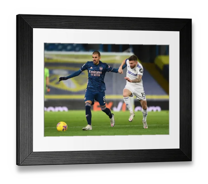 Framed Print : Clash of the Midfield Titans: Ceballos vs. Dallas - Leeds United vs. Arsenal, Premier League 2020-21 Framed Print : Clash of the Midfield Titans: Ceballos vs. Dallas - Leeds United vs. Arsenal, Premier League 2020-21