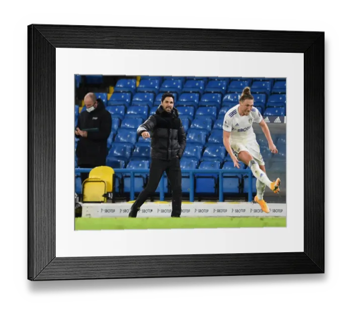 Framed Print : Arsenal's Mikel Arteta at Leeds United: Premier League Clash, November 2020 Framed Print : Arsenal's Mikel Arteta at Leeds United: Premier League Clash, November 2020