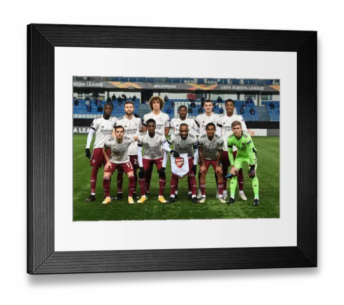 Framed Print : Arsenal FC Prepares for Europa League Clash against Molde FK in Norway