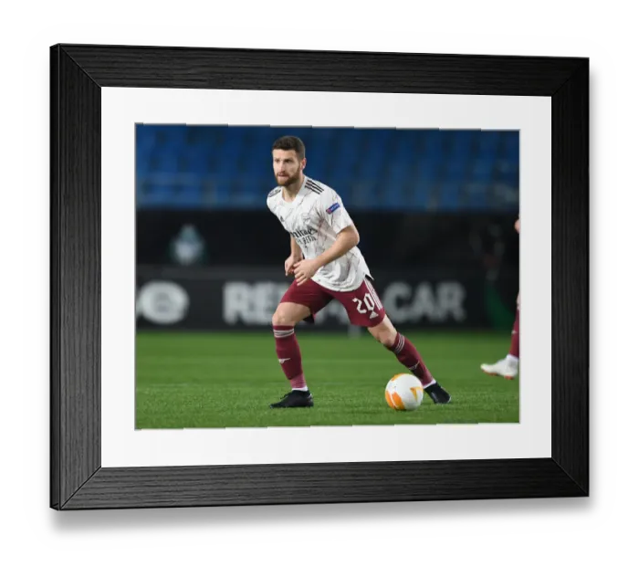 Framed Print : Arsenal's Mustafi Faces Molde in Europa League Group Stage Framed Print : Arsenal's Mustafi Faces Molde in Europa League Group Stage
