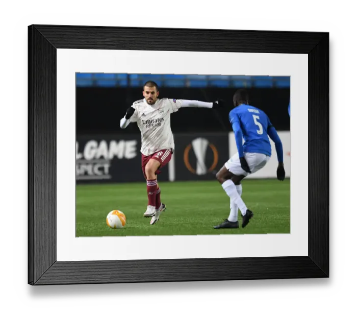 Framed Print : Dani Ceballos in Action: Arsenal's Europa League Clash vs Molde FK, Norway (2020-21) Framed Print : Dani Ceballos in Action: Arsenal's Europa League Clash vs Molde FK, Norway (2020-21)