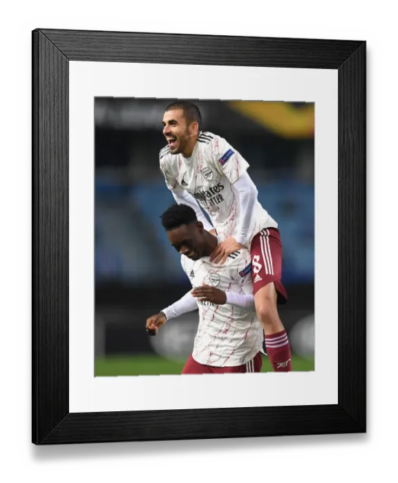 Framed Print : Arsenal's Balogun Scores Hat-trick: Europa League Victory over Molde Framed Print : Arsenal's Balogun Scores Hat-trick: Europa League Victory over Molde