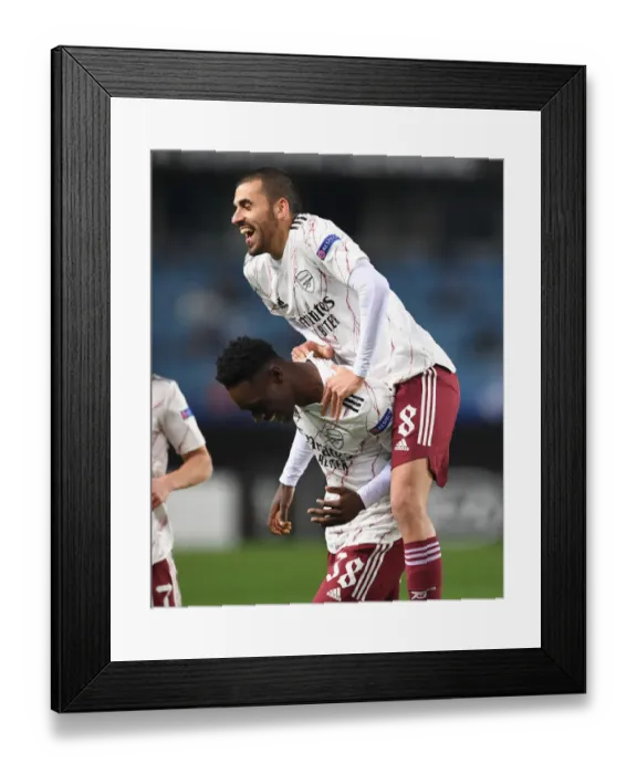 Framed Print : Balogun Hat-trick: Arsenal Clinch Europa League Win vs Molde Framed Print : Balogun Hat-trick: Arsenal Clinch Europa League Win vs Molde