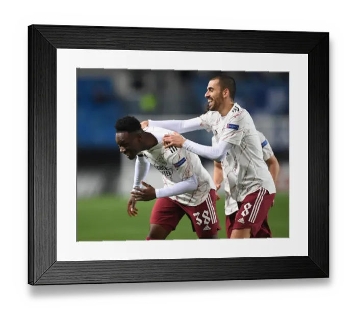Framed Print : Arsenal's Balogun Scores Third Goal in Molde Victory, UEFA Europa League 2020-21 Framed Print : Arsenal's Balogun Scores Third Goal in Molde Victory, UEFA Europa League 2020-21