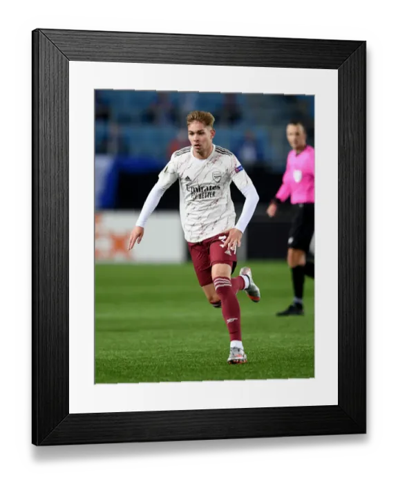 Framed Print : Arsenal's Emile Smith Rowe Shines in Molde FK Clash (UEFA Europa League 2020-21) Framed Print : Arsenal's Emile Smith Rowe Shines in Molde FK Clash (UEFA Europa League 2020-21)