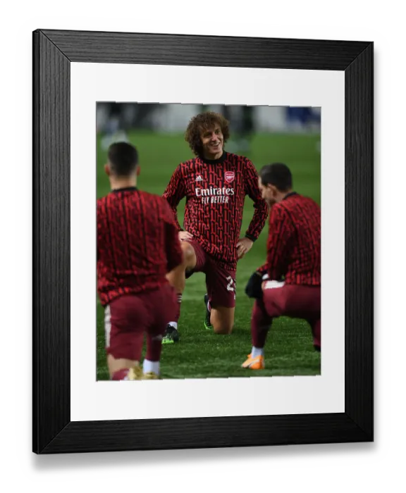 Framed Print : David Luiz Prepares for Europa League Battle against Molde