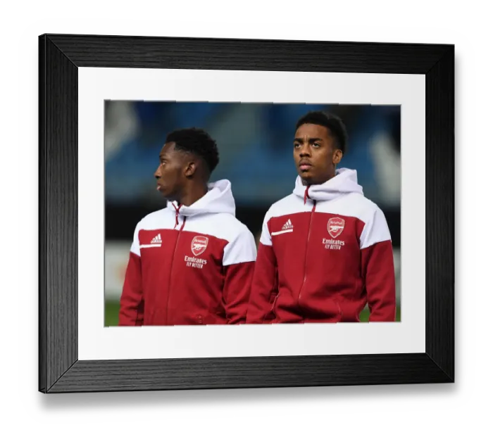 Framed Print : Arsenal's Joe Willock Prepares for Molde Showdown in Europa League Group Stage