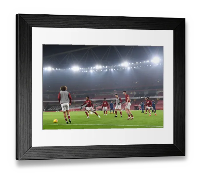 Framed Print : Arsenal vs. Wolverhampton Wanderers: Premier League Clash at Emirates Amidst Coronavirus Restrictions (November 2020)
