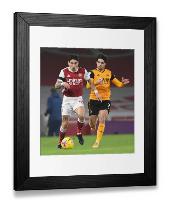 Framed Print : Bellerin vs. Neto: Empty Battle at Emirates - Arsenal vs. Wolverhampton Wanderers (Premier League 2020-21) Framed Print : Bellerin vs. Neto: Empty Battle at Emirates - Arsenal vs. Wolverhampton Wanderers (Premier League 2020-21)