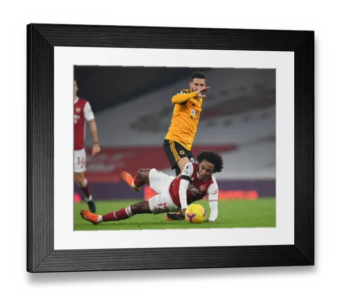 Framed Print : Arsenal vs. Wolverhampton Wanderers: A Battle at Emirates Stadium Amidst the Pandemic (2020-21) Framed Print : Arsenal vs. Wolverhampton Wanderers: A Battle at Emirates Stadium Amidst the Pandemic (2020-21)