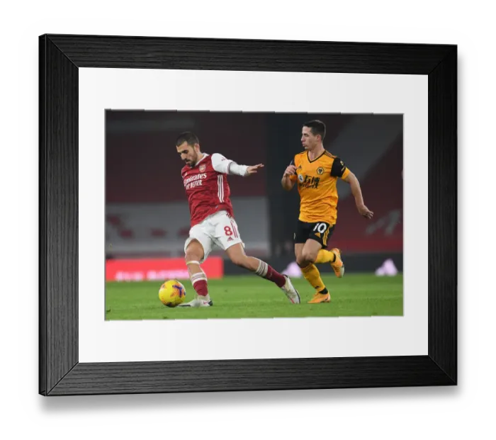 Framed Print : Arsenal vs. Wolverhampton Wanderers: A Battle at Empty Emirates (2020-21) Framed Print : Arsenal vs. Wolverhampton Wanderers: A Battle at Empty Emirates (2020-21)