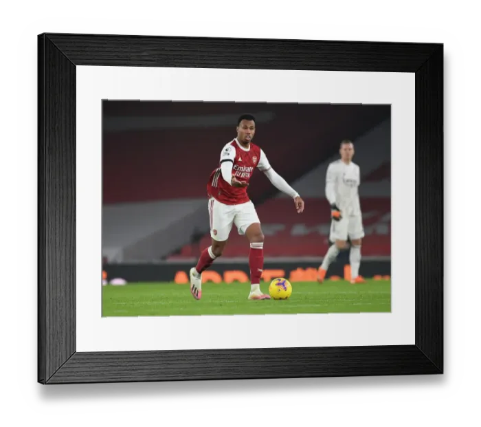 Framed Print : Gabriel Magalhaes in Action: Arsenal vs. Wolverhampton Wanderers (2020-21) - Emirates Stadium Framed Print : Gabriel Magalhaes in Action: Arsenal vs. Wolverhampton Wanderers (2020-21) - Emirates Stadium