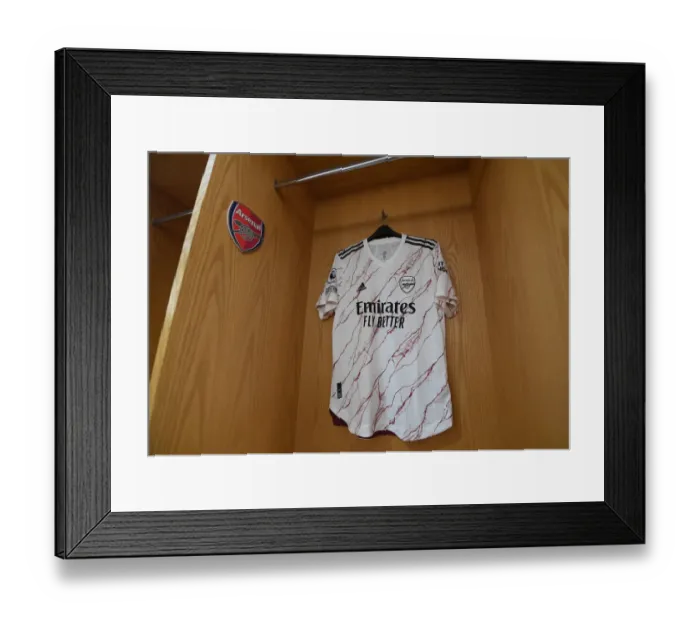Framed Print : Arsenal vs. Wolverhampton Wanderers: Empty Emirates Stadium (2020-21)
