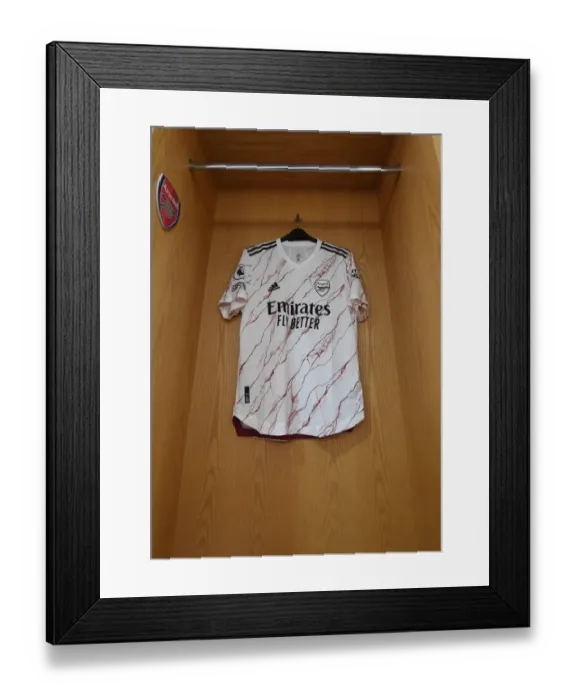 Framed Print : Arsenal vs. Wolverhampton Wanderers: Empty Emirates Stadium in the Time of Pandemic (2020-21)