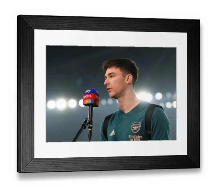 Framed Print : Arsenal's Kieran Tierney: Exclusive Pre-Match Interview Ahead of Arsenal vs. Wolverhampton Wanderers, 2020-21 Premier League Framed Print : Arsenal's Kieran Tierney: Exclusive Pre-Match Interview Ahead of Arsenal vs. Wolverhampton Wanderers, 2020-21 Premier League