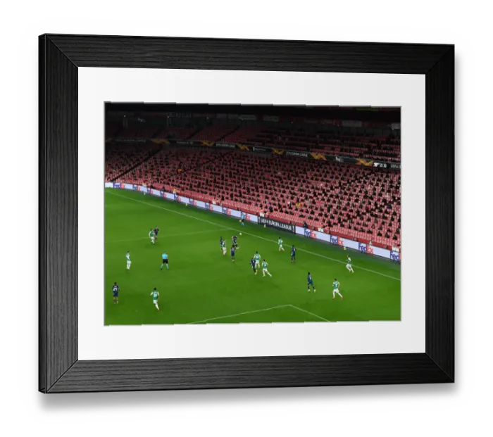 Framed Print : Empty Emirates: Arsenal vs. Rapid Wien in UEFA Europa League (December 2020) Framed Print : Empty Emirates: Arsenal vs. Rapid Wien in UEFA Europa League (December 2020)