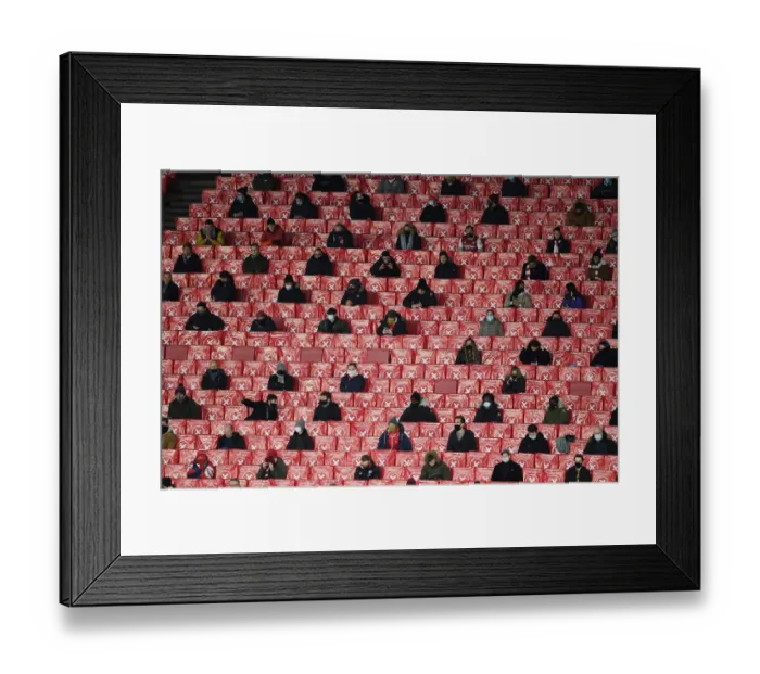 Framed Print : Arsenal vs Rapid Wien, UEFA Europa League: Emirages Stadium (Behind Closed Doors), London, England, 2020
