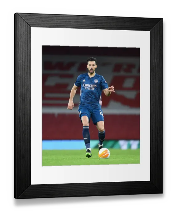 Framed Print : Arsenal's Pablo Mari in UEFA Europa League Action vs Rapid Wien (Behind Closed Doors) Framed Print : Arsenal's Pablo Mari in UEFA Europa League Action vs Rapid Wien (Behind Closed Doors)