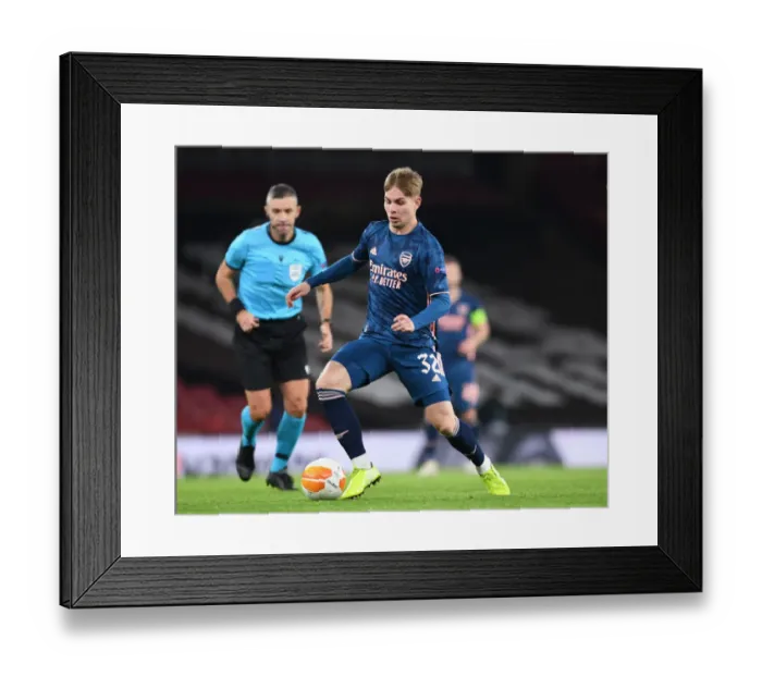 Framed Print : Emile Smith Rowe Shines: Arsenal's Brilliant Performance Against Rapid Wien in Empty Emirates, UEFA Europa League 2020-21 Framed Print : Emile Smith Rowe Shines: Arsenal's Brilliant Performance Against Rapid Wien in Empty Emirates, UEFA Europa League 2020-21