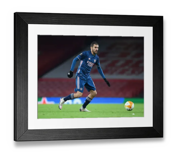 Framed Print : Arsenal's Dani Ceballos in UEFA Europa League Action Against Rapid Wien (Behind Closed Doors) Framed Print : Arsenal's Dani Ceballos in UEFA Europa League Action Against Rapid Wien (Behind Closed Doors)