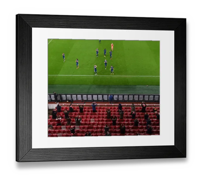 Framed Print : Arsenal vs Rapid Wien: Emirates Stadium Showdown in Empty Europa League Arena Amid COVID-19 Restrictions Framed Print : Arsenal vs Rapid Wien: Emirates Stadium Showdown in Empty Europa League Arena Amid COVID-19 Restrictions