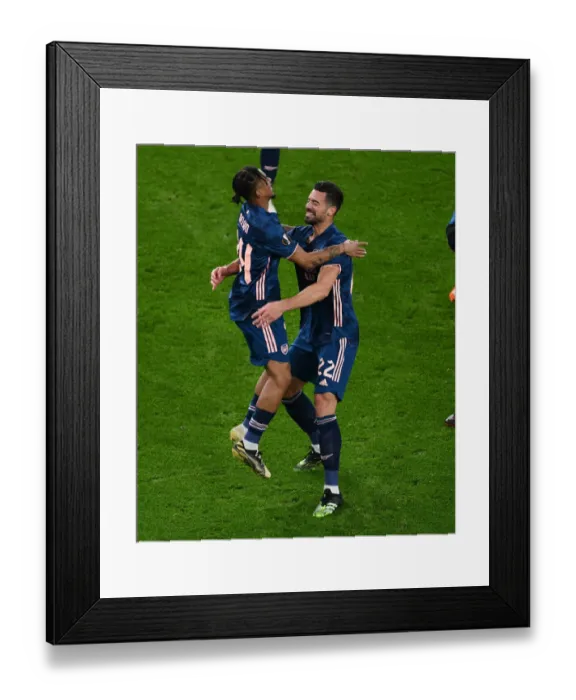 Framed Print : Arsenal's Europa League Victory with Empty Emirates: Pablo Mari Scores Amidst COVID-19 Restrictions Framed Print : Arsenal's Europa League Victory with Empty Emirates: Pablo Mari Scores Amidst COVID-19 Restrictions
