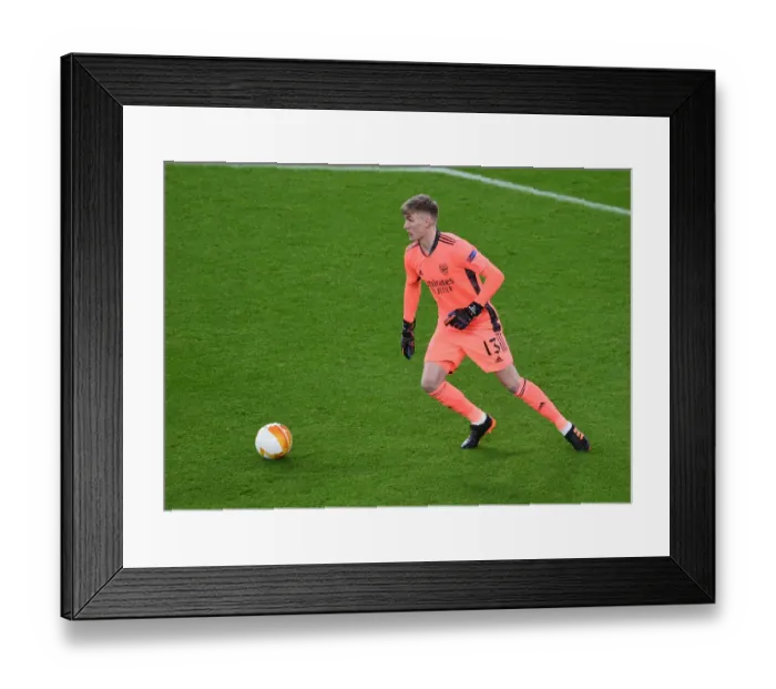 Framed Print : Arsenal FC vs Rapid Wien: Alex Runarsson in Empty Emirates Stadium - UEFA Europa League, December 2020 Framed Print : Arsenal FC vs Rapid Wien: Alex Runarsson in Empty Emirates Stadium - UEFA Europa League, December 2020