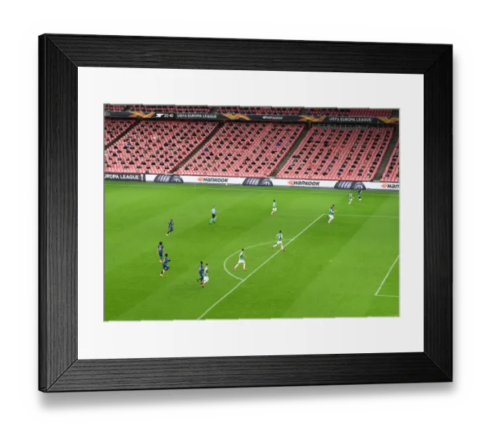 Framed Print : 1. Empty Emirates: Arsenal vs. Rapid Wien in the Europa League (2020-21) 2. Arsenal's Ghostly Europa League Battle: Rapid Wien at Emirates Stadium 3. The Silent Showdown: Arsenal vs. Rapid Wien in the Europa League (2020-21) 4. Arsenal's Europa League Match Against Rapid Wien: A COVID-19 Era Game 5. Arsenal vs. Rapid Wien: A Quiet Europa League Night at Emirates Stadium 6. The Echoing Emptiness of Arsenal vs. Rapid Wien in the Europa League 7. Arsenal's Europa League Clash with Rapid Wien: A Game in an Empty Stadium 8. Arsenal vs. Rapid Wien: A COVID-19 Impacted Europa League Encounter 9. Arsenal's Europa League Match Against Rapid Wien: Playing Behind Closed Doors 10. The Unusual Europa League Atmosphere: Arsenal vs. Rapid Wien at Emirates Stadium (2020-21)
