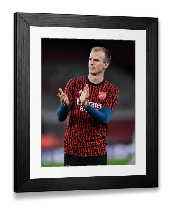 Framed Print : Arsenal Players Gear Up for Europa League Clash against Rapid Wien Framed Print : Arsenal Players Gear Up for Europa League Clash against Rapid Wien