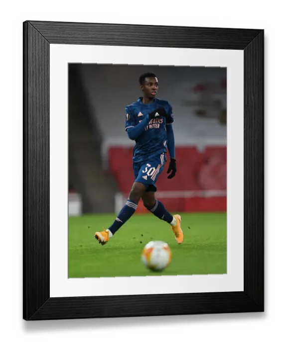 Framed Print : Arsenal's Eddie Nketiah in Action against Rapid Wien in UEFA Europa League Framed Print : Arsenal's Eddie Nketiah in Action against Rapid Wien in UEFA Europa League