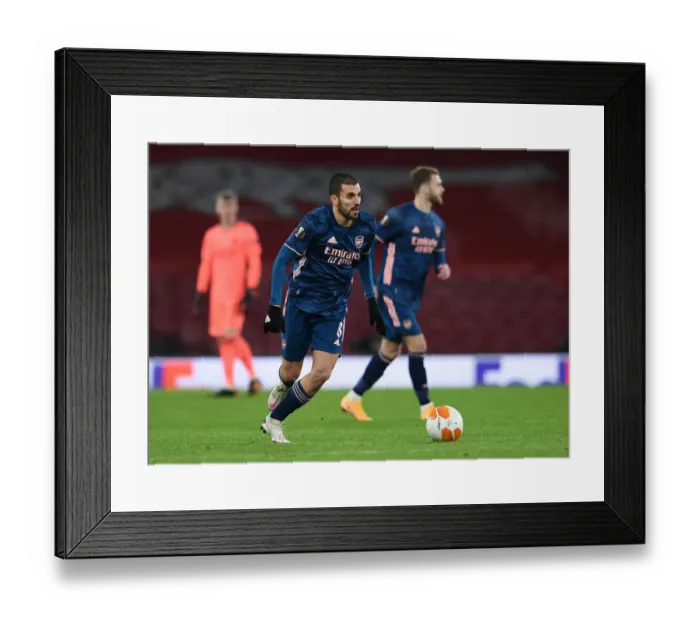 Framed Print : Dani Ceballos in Action: Arsenal vs. Rapid Wien, UEFA Europa League (2020-21) Framed Print : Dani Ceballos in Action: Arsenal vs. Rapid Wien, UEFA Europa League (2020-21)