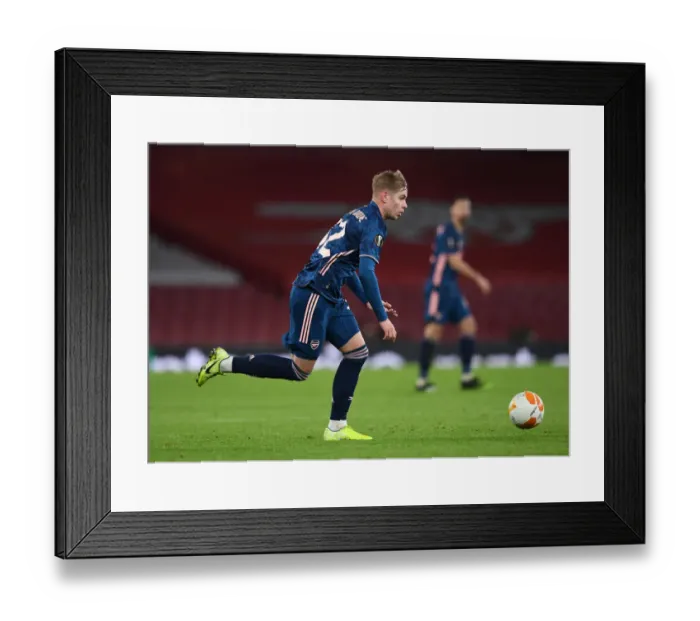 Framed Print : Emile Smith Rowe Shines: Arsenal's Europa League Victory Over Rapid Wien Framed Print : Emile Smith Rowe Shines: Arsenal's Europa League Victory Over Rapid Wien